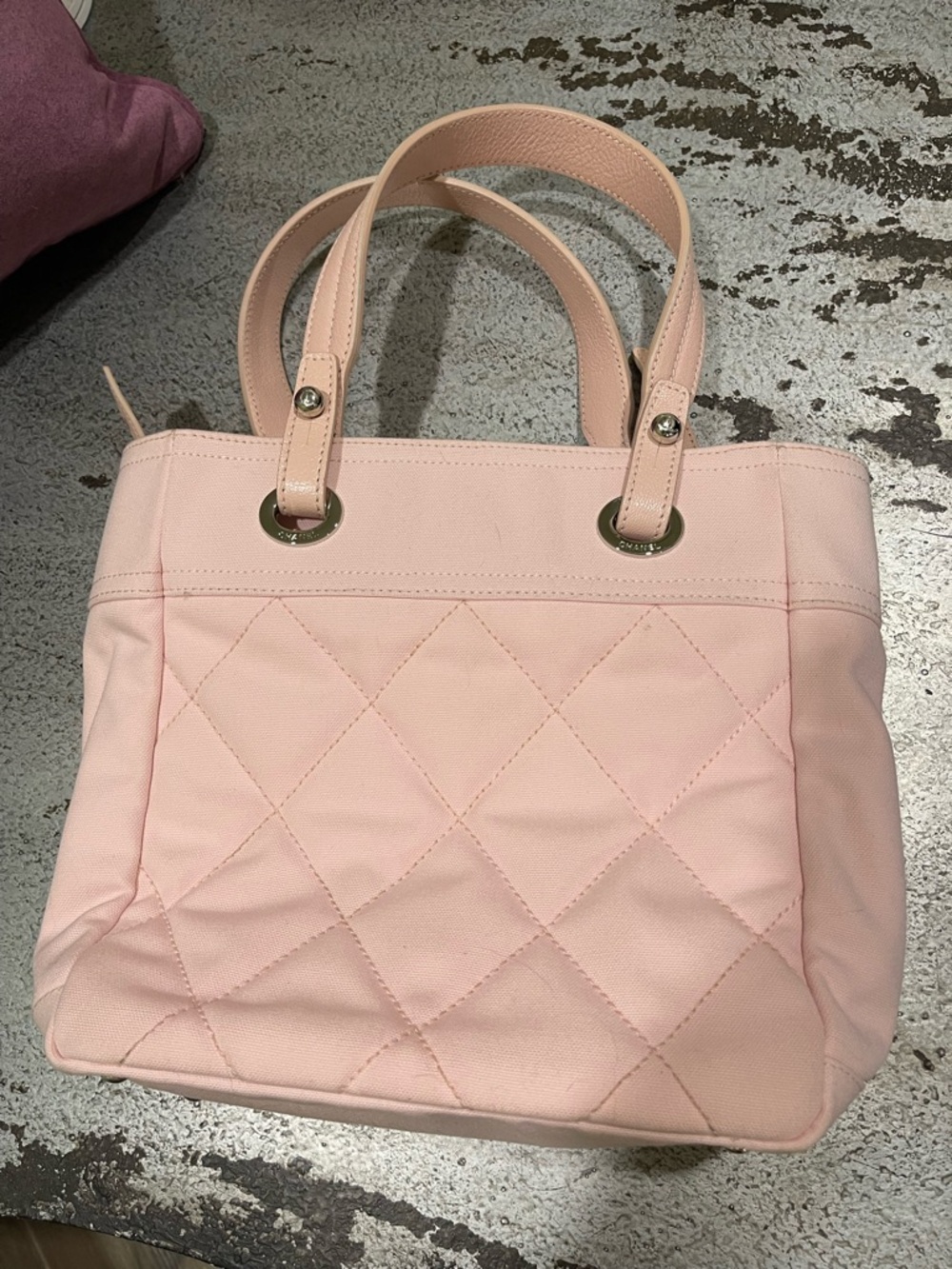 Chanel Women's Quilted Pink Tote Bag - Lightweight Everyday Carry